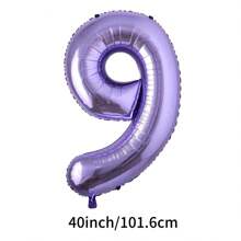 40 Inch Large Numbers Balloons, Foil Mylar Big Number Balloons For Birthday Party Supplies Decorations, Christmas