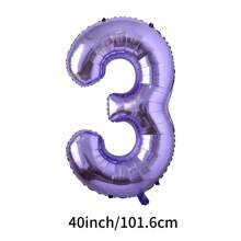40 Inch Large Numbers Balloons, Foil Mylar Big Number Balloons For Birthday Party Supplies Decorations, Christmas