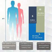 1pc Green/Orange/Light Blue/Dark Blue/Dark Grey Solid Color Double-Sided Fleece Microfiber Bathrobe - Quick Dry, Super Absorbent, Soft, Oversized, Lightweight, Fashionable, Suitable For Home, Travel, Gym, Yoga, Sports, Beach, Etc, Easy To Clean, Comfortable, Multiple Sizes Beach Towel, Beach Essentials, Beach Accessories, Pool Float