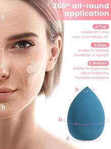 5/10/20/30/40/50/60/80/100件化妆工具套装，包含：10个液体彩妆海绵+10个迷你液体彩妆海绵+10个三角形散粉扑（用于散粉和定妆）+10个气垫粉扑（用于面部彩妆）+10个迷你气垫粉扑（用于面部遮瑕）。 适用于化妆、家居装饰、梳妆台、旅行、卧室、化妆配件、粉扑、美妆蛋、粉扑、化妆海绵、便宜、圣诞礼物、化妆品、化妆工具、便宜好物、礼物、女士礼物、圣诞礼物、赠品、旅行、便宜好物、旅行必备品 - 彩色 - 查看 10