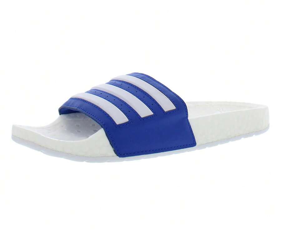 Adidas Adilette Boost Slide Unisex Shoes - Royal Blue/Cloud White/Cloud White - View 1