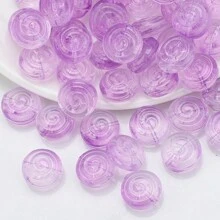 30 Peças Contas Espaçadoras de Cristal de Vidro Coloridas Eletrodepositadas no formato de Pirulito Candy de 12mm e Golfinho de 11*16mm, Material de Artesanato de Joias DIY para Colar, Pulseira, Brinco, Presentes de Feriados e Aniversário