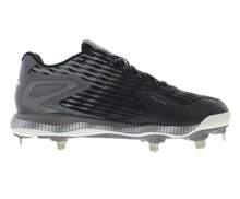 Adidas PowerAlley 3 Mens Shoes - Black/Charcoal/Grey - View 3