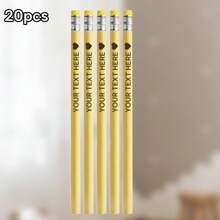 LICVIC 5/10/20/50/100/200 Pcs Custom Engraving Text Pencils, Personalized Pencils For Kids, Customized Pencils Personalized Bulk, Multi-Functional, Ornamental, Letter, Stylish, Modern, Colorful, Cute, Adorable, Casual, Custom, Personalized, Unique, Customized, Baby Gifts, Ideal Gifts For Him, Ideal Gifts For Her, Son, Daughter Back To School,Kids,Urban Gala,Modern,Colorful,Cute - Style a - View 28