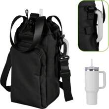 New Stylish Insulated Water Bottle Sleeve Cover Bag, Waterproof Carrying Case For /Sports Bottle, Home Use, Back To School Supplies