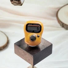 1 pieza Contador de anillos electrónico, Contador digital portátil para aliviar el estrés, para oración, entrenamiento, yoga, conteo, contador de anillos para dedos, estilo de anillo con pantalla digital y conteo electrónico