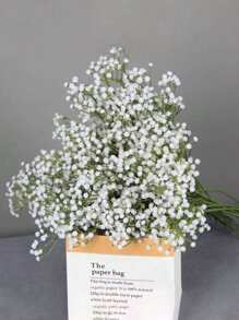 20pcs Starry Sky Simulation Flowers With Stem Small Bouquet - Handmade Floral Arrangement With Simulated Texture, Used For Home Outdoor Courtyard Garden Decoration, Wedding, Party, Birthday Atmosphere Decoration, Valentine Day, Gift Gifts Graduation