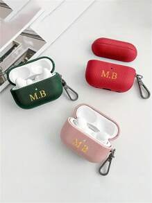 [Customized]Personalized Luxury Lettering Name Customized Cover Compatible With Airpods 1 2 3 4 Pro 2 - Stripe Pattern Earphone Case With Keychain - Compatible With Airpods Users - Stylish & Personalized Protection - Perfect Gift For Tech Lovers Stylish,Colorful,Vintage,Cute,Contracted,Funny,Kawaii Custom,Personalized,Unique,Customized Ideal Gifts For Him,Ideal Gifts For Her Boyfriend,Girlfriend,Family,Friends,Grandparents,Couple