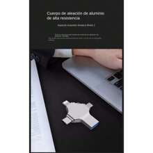 Disco U De Teléfono Móvil 4 en 1 3.0 32gb - Plateado - Ver 8