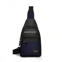 Men's Chest Bag, Suitable For Travel, Sports, Commute, Large Capacity, School, Student, Messenger Bag, Gift For Men - A - View 13