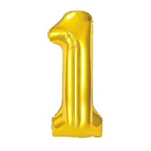 40 Inch Large Numbers Balloon, Foil Mylar Big Number Balloon For Birthday Party Supplies Decorations,