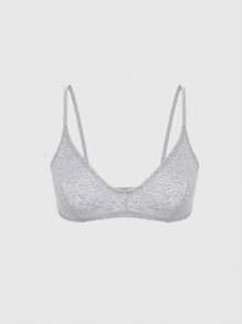 Women Sexy Seamless Bras Deep V Neck Bralette Sexy Lingerie Tops Push Up Bras Underwear Wireless Brassiere - Grey - View 6