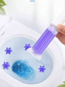 1 pieza Gel con aroma floral para el baño, desodorante y limpiador con aroma a flores para el inodoro (estilo aleatorio)