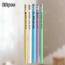 LICVIC 5/10/20/50/100/200 Pcs Custom Engraving Text Pencils, Personalized Pencils For Kids, Customized Pencils Personalized Bulk, Multi-Functional, Ornamental, Letter, Stylish, Modern, Colorful, Cute, Adorable, Casual, Custom, Personalized, Unique, Customized, Baby Gifts, Ideal Gifts For Him, Ideal Gifts For Her, Son, Daughter Back To School,Kids,Urban Gala,Modern,Colorful,Cute - Style a - View 23