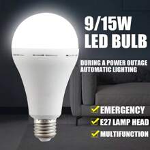 1pc Waterproof LED Rechargeable Light Bulb, Home Lighting For Blackout & Outdoor Camping - Multicolor - View 6