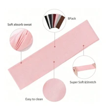 5pcs/10pcs Women's Non Slip Headband - Women's Fashion Sports Headband, Soft Fabric Elastic Headband, Suitable For Women's Fitness, Yoga, Running, Facial Cleaning Home Bathroom Decor Fall Decor Back To School Hair Accessaries