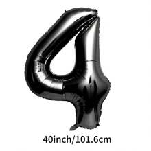 X WOTP 40 Inch Large Numbers Balloon, Foil Mylar Big Number Balloon For Birthday Party Supplies Decorations,