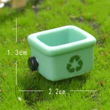 1pc Cute Cartoon Lucky Chick Micro Landscape Desktop Decoration, Funny Chick Wearing Sunglasses DIY Small Accessory - Multicolor - View 10