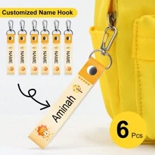 Create A Unique Identity With Personalized Name Keychains And Bag Charms Made From Premium Leather, Perfect For School, Water Bottles, Umbrellas, And Preventing The Loss Of Car Keys. - School Bag Buckle - View 7