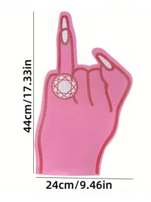 1pc Bachelorette Party Decoration Foam Finger Ring, Engagement Bride Bridesmaid Gift, Wedding Shower Prop, Foam Finger Sleeve