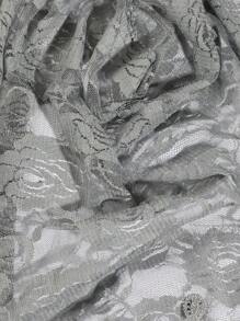 1pc Women Flower Jacquard Lace Fringe Triangle Scarf/Bandana, Suitable For Casual Wear, Outdoor, Home, Gift - Flowers - View 9