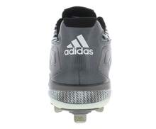 Adidas PowerAlley 3 Mens Shoes - Black/Charcoal/Grey - View 4