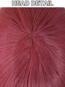 Perruque droite rose de 28 pouces pour femme, style anime avec longue tresse en queue de cheval. Fibre synthétique résistante à la chaleur sans colle, avec frange, idéale pour les fêtes costumées, les événements, les carnavals, les conventions de bandes dessinées et les expositions. Polyvalente et mignonne pour les vacances. - Rose bonbon - Voir 8