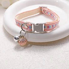 2 pièces Collier pour animaux de compagnie avec pendentif à fleur/patte, cadeau de vacances réglable pour chiens et chats