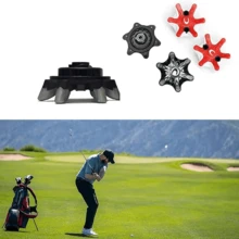 20pcs New Golf Spikes, Wear-Resistant , Quick Twist Golf Spikes With Hole And Low Tooth Rotate Design - Multicolor - View 6