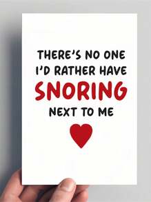 1pc Personalized Love Note Card With Envelope - Congratulations Engagement, Wedding, Valentine'S Day, Birthday, Anniversary - English Language, Fashion Theme Gift For Friends And Colleagues