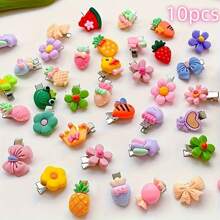 Conjunto de grampos de cabelo para animais de estimação - Padrões fofos para cães e gatos, acessórios para pelos de animais de estimação, designs florais e de animais Grampos de cabelo para tosa de cães - Ótimos para presentes de animais de estimação e salão de tosa de animais de estimação