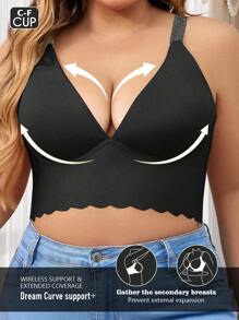 大码女式无钢圈舒适文胸