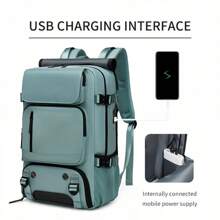 Latest 16 Inch Business Laptop Backpack, Travel Rucksack With Separate Shoe Bag, Outdoors Hiking Camping Backpack - Black - View 8