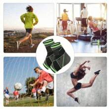 Adjustable Orthopedic Anti-Slip Ankle Brace Sports Knee Protection - 綠色 - 查看 7