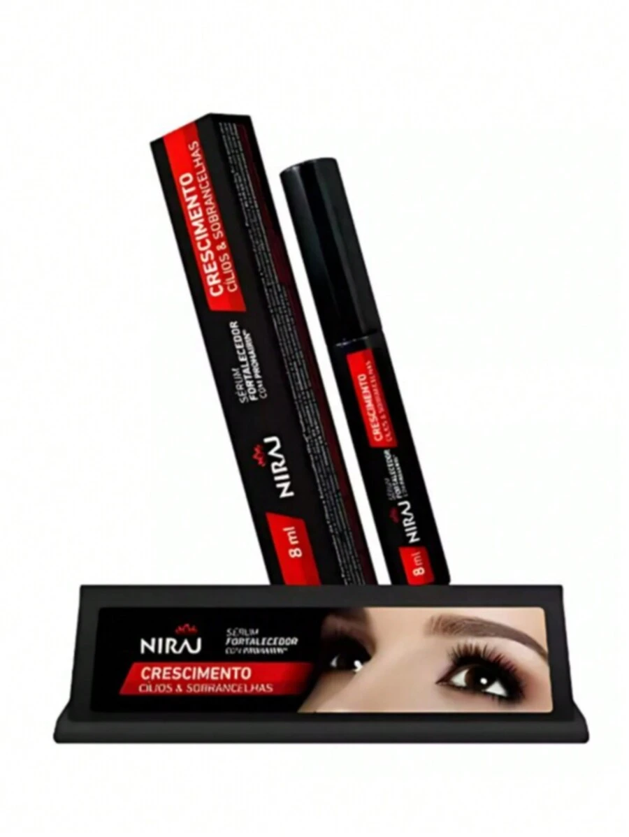 Niraj Eyebrow And Eyelash Strengthening Serum 8ml - 黑與白 - 查看 1