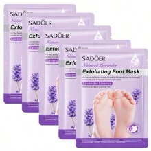 SADOER 5 对/10 对去角质足膜去角质足膜，便携式一次性足霜，袜子修脚去角质死皮去除足膜去角质保湿 - 彩色 - 查看 12