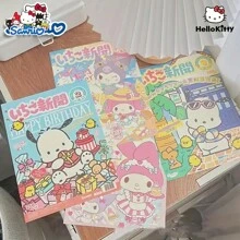 Sanrio 1Set (10pcs) Sanrio Themed Monthly Posters, Cute & Kawaii Wall Decorative Stickers For Student Dorm Room, Bedroom Room Decor Home Decor Bathroom Decor Wall Art Kitchen Home Decor Living Room Wall Paper Wall Stickers House Decor Bedroom Decor Room Decoration Stuff Living Room Decor