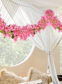 3 件带叶花藤条，白色，粉色，家居装饰，PE 材料，180 厘米/70.8 英寸，人造植物，人造花，仿真植物，秋季，情人节，复活节装饰，园艺装饰，餐厅装饰，秋千装饰，婚礼装饰，学校宿舍办公室装饰，户外派对活动节日生日派对装饰，家庭入口酒店餐厅客厅卧室宴会厨房装饰 - 彩色 - 查看 8