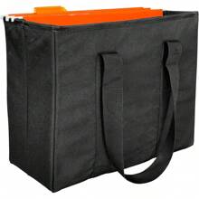 Trenton Gifts Foldable File Bag. Black