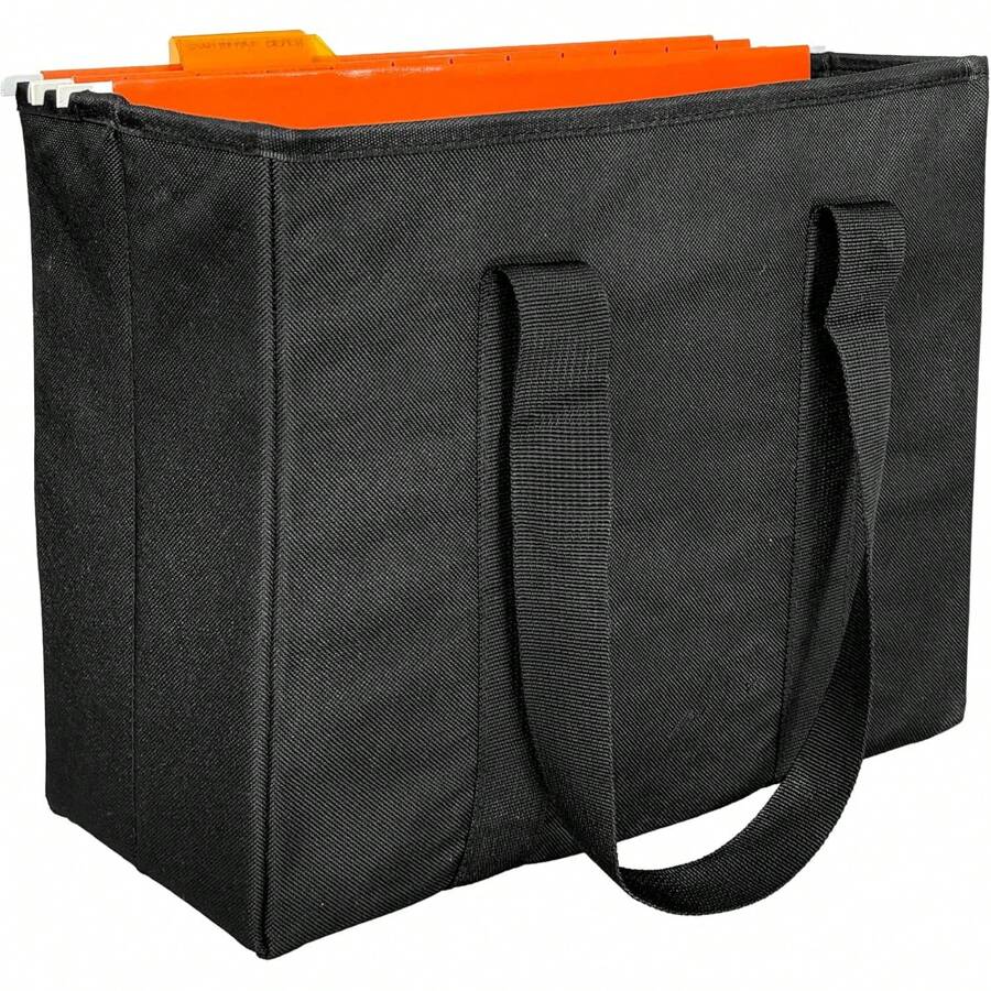 Trenton Gifts Foldable File Bag. Black