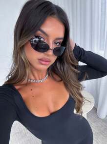 SeeBand Y2K Owalne Modne Okulary Dla Mężczyzn I Kobiet, 90s Retro Bezramkowe Modne Okulary, Bezramkowy Owalny Design, Fajne I Modne