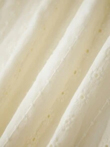 Women Summer Sleeveless Dress Floral Embroidery Loose Party A-Line Dress For Beach Club Streetwear - Vàng nhạt - Xem 10