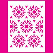Stencil 21 X 29 FLOWER BACKGROUND Hollow Mold Painting Fabric MDF Wood Wall T-Shirt Cloth Plate