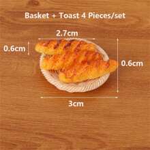 1 Set Mini Fake Food Toy, Simulated Egg, Cake, Candy, Snack Scene Model Accessories - Various - View 19