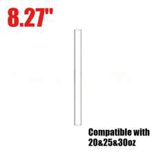 Pajita de repuesto para botella de agua de 24oz/32oz, pajitas reutilizables y transparentes para accesorios de botellas de agua de 24oz y 32oz