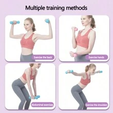 Mancuernas para mujer, equipo de fitness para el hogar, combinación sólida de hierro puro para hombres, mancuernas pequeñas para principiantes, entrenamiento muscular del brazo