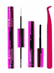Lash Bond And Seal 10ml Individual Lashes Glue And Seal Super Strong Hold Lash Extension And Lash Glue Remover 5ml Tweezers Kitlash Glue,Eyelash Glue - Baby Pink - View 11