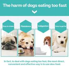 Estera Lickable Slow Feeder For Dogs And Cats, Premium Lick Pad With Suction Cups To Relieve Dog Anxiety, Slow Feeding Dog Bowls