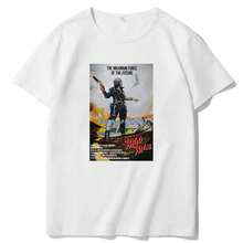 Camiseta con arte abstracto colorido del arcoíris y el reloj de arena - Blanco - Ver 1