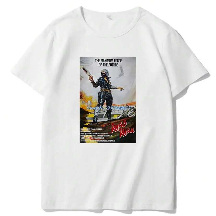 Camiseta con arte abstracto colorido del arcoíris y el reloj de arena - Blanco - Ver 1